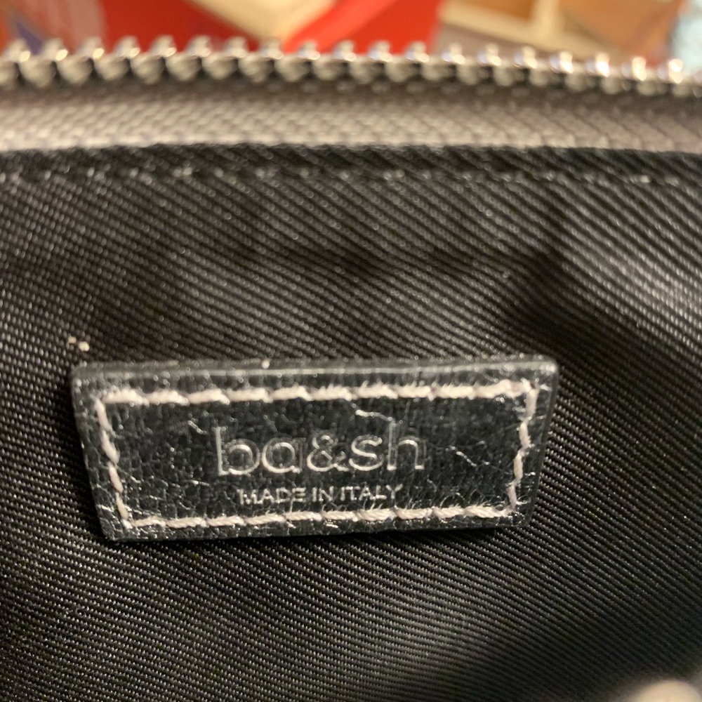 ba&sh Silver Textured Pouch - Picture 3 of 3